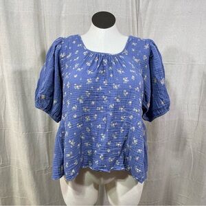 Free People Chloe Printed Top